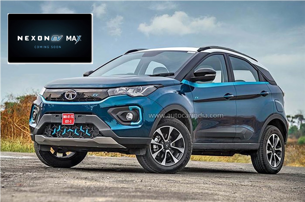 Tata Nexon EV Max Launch On May 11 More Range More Features Autocar 